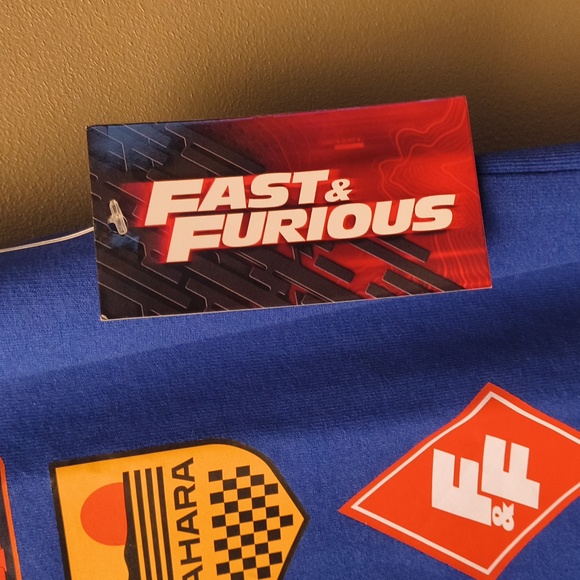 Fast & Furious - Men's - Toretto Race Team Decal Blue T Shirt - Picture 4 of 6